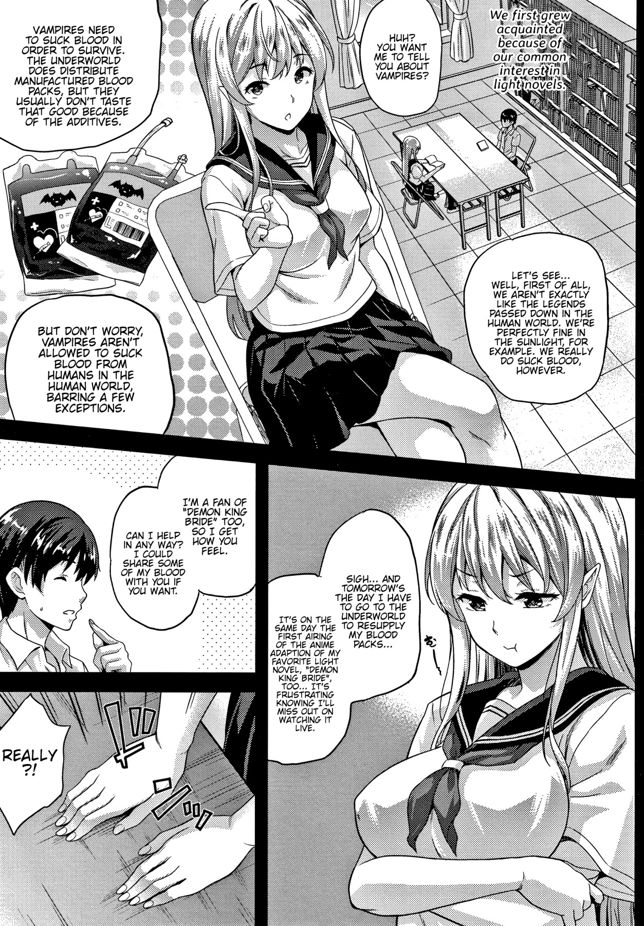 Hentai Manga Comic-My Lover Is a Vampire!?-Chapter 1-6-34